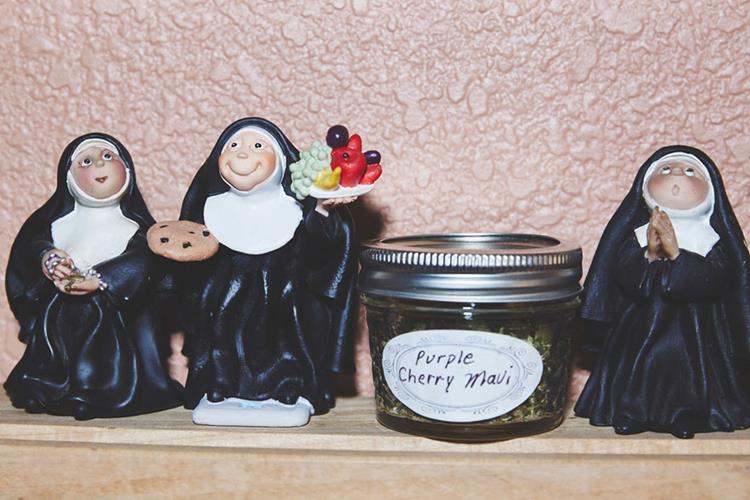Nuns growing Weed