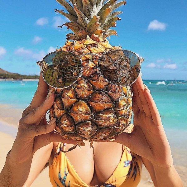 Many Sexy girls and pineapples are a tasty combination (49 Photos) 70