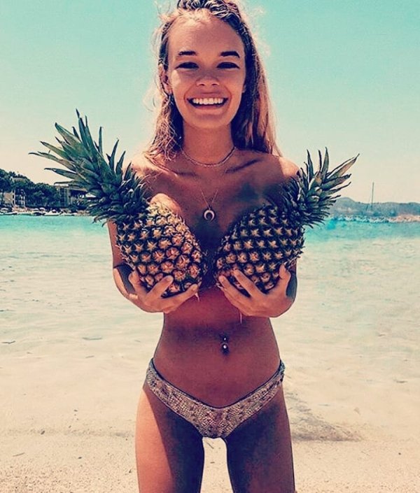 Many Sexy girls and pineapples are a tasty combination (49 Photos) 75