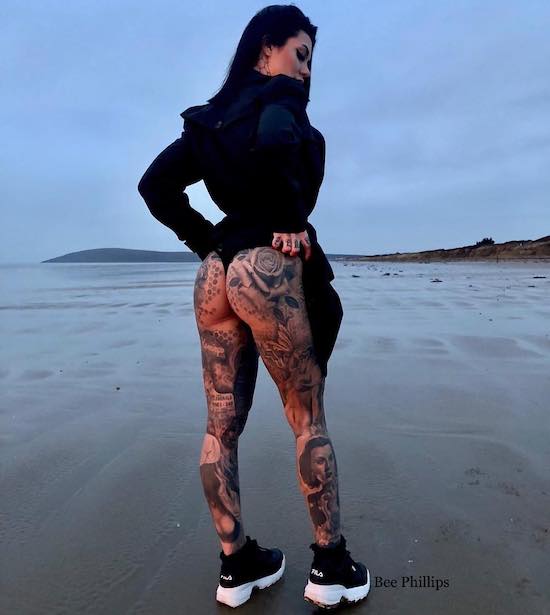 INSTA BABE OF THE DAY – TATTOOED HOTTIE BEE PHILLIPS 13