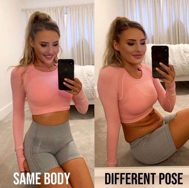 British Model Shows The Difference Between Instagram And Real Photos (24 pics)