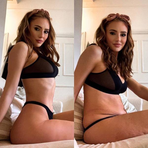 British Model Shows The Difference Between Instagram And Real Photos (24 pics)