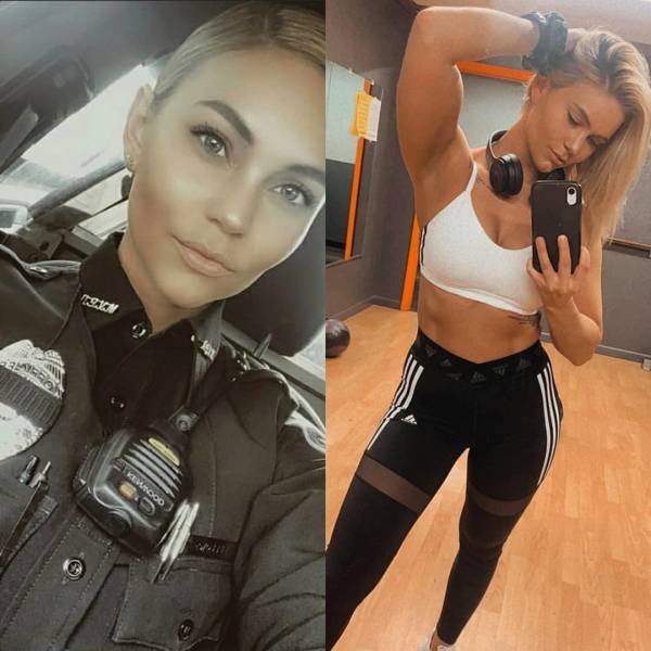 68 Sexy Girls In Uniforms VS. Without Them 45