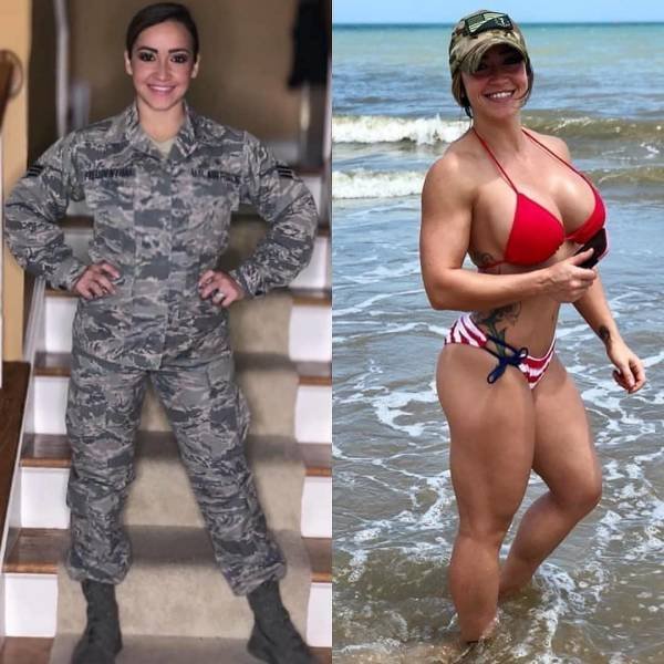 68 Sexy Girls In Uniforms VS. Without Them 55