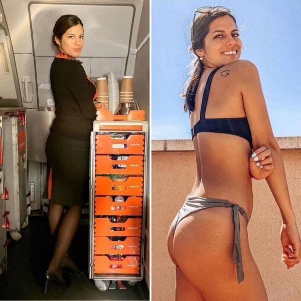33 Sexy Flight Attendants 12