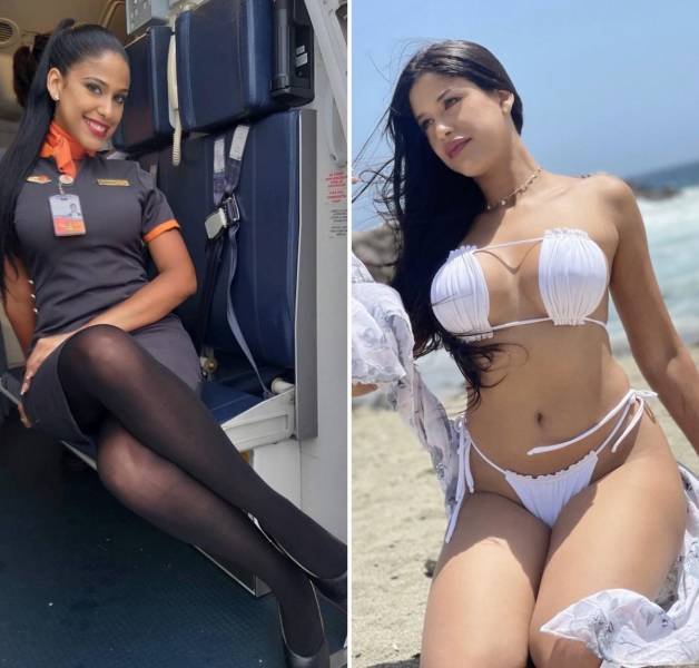 33 Sexy Flight Attendants 29