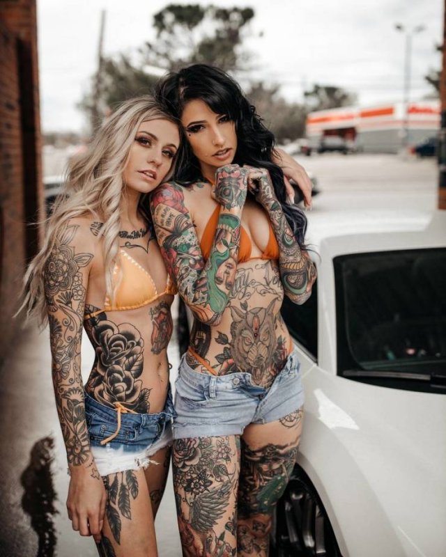 47 Sexy Tattooed Girls 18
