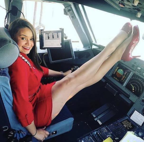 30 Hot And Sexy Flight Attendants 48