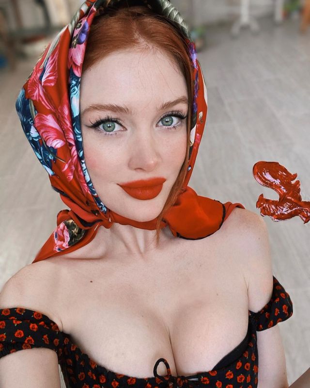 Angelina Michelle, beautiful redhead girl from Russia