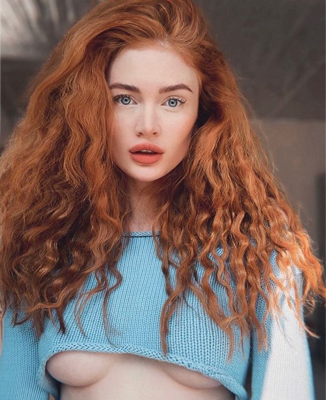 Angelina Michelle, beautiful redhead girl from Russia