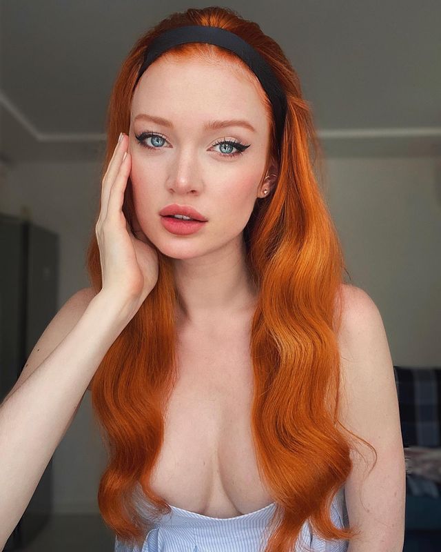 Angelina Michelle, beautiful redhead girl from Russia