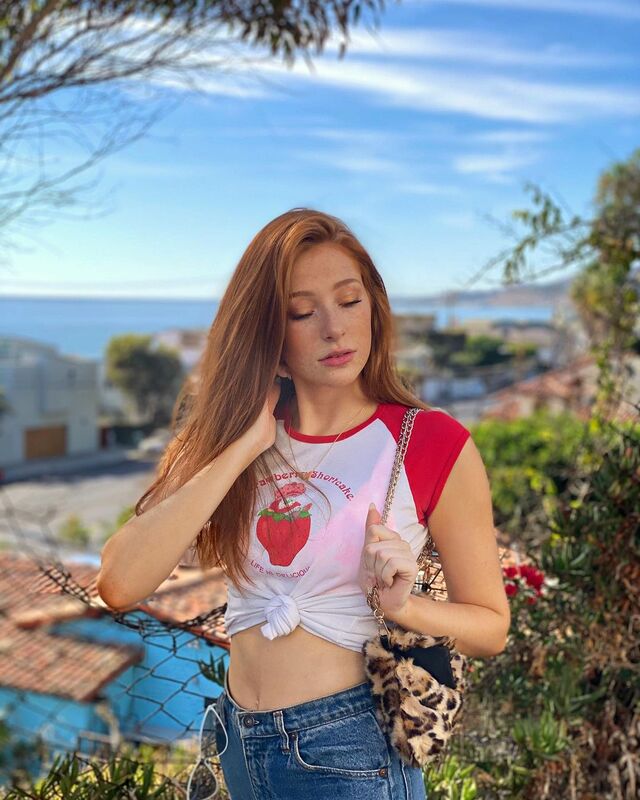 Madeline Ford A Redhair Beauty With Freckles Top Sexy Models