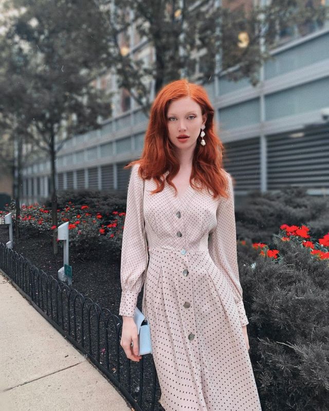 Angelina Michelle, beautiful redhead girl from Russia