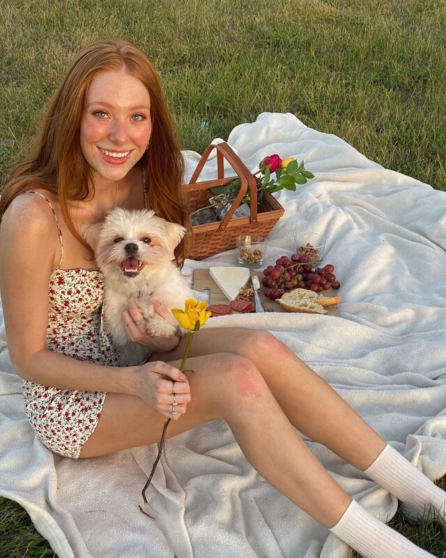 Madeline Ford, Redhair Beauty with Freckles