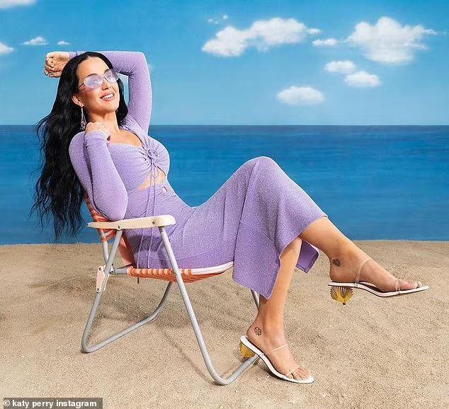 Katy Welcomes Summer With A “Roar” By Launching Her Latest Footwear Line, Promoting The Brand Wearing A Sleek Lilac-Purple Fit! 14