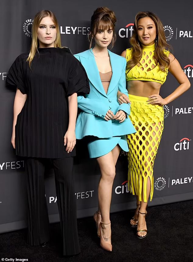 Flaunting Her Feminine Looks, Lily Collins Set Fire To Paleyfest 2022 For Emily In Paris 29