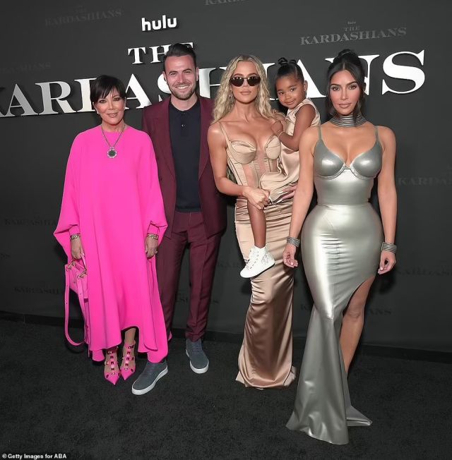 The Kardashians Flaunt Their Curves, As They Gathered For The Event Of Their New Hulu Series Premiere In LA Leaked 13